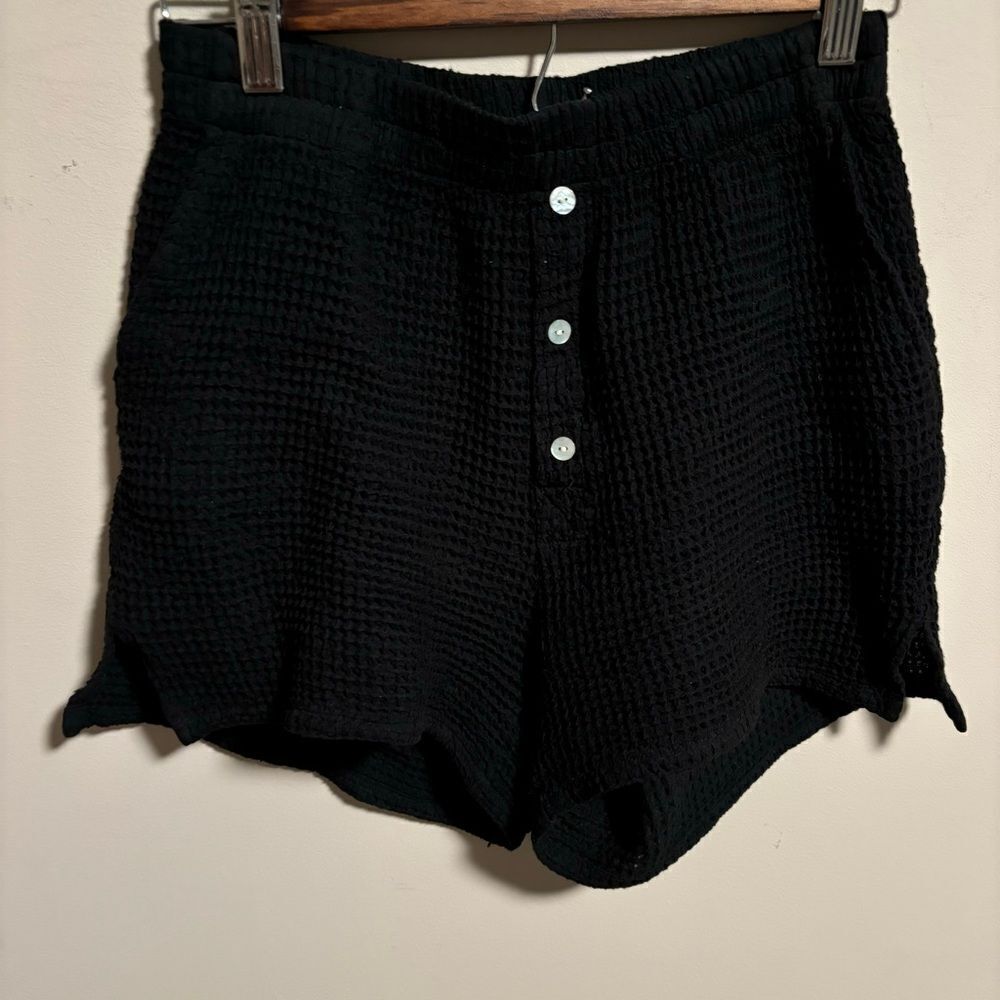 NWOT DONNI. Waffle Henley Short Button- Size XS - Picture 11 of 12